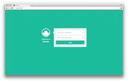Capture du login de Genesis