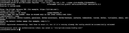 Capture du login du Terminal pour lier un runner