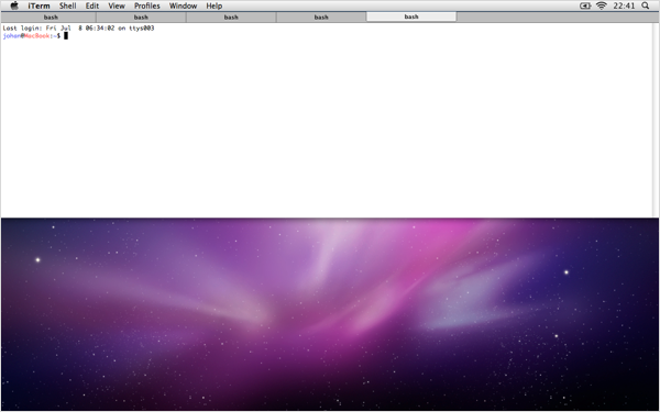 Interface de Terminal améliorée par iTerm2
