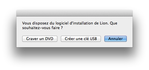 Capture de Lion DiskMaker