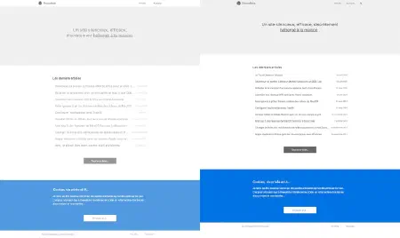Comparaison du design de la SheevaBoite avant/après les changements (cliquez pour zoomer)