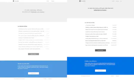 Comparaison du design de la SheevaBoite avant/après les changements (cliquez pour zoomer)