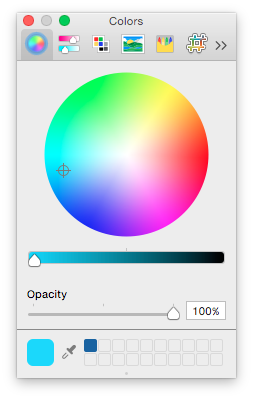 Capture de la pipette de couleurs d’OSX Yosemite