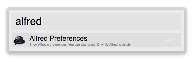 Capture d’Alfred.app