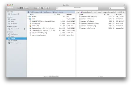 Capture de Forklift.app