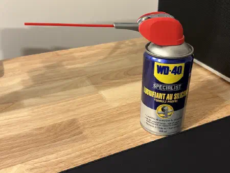Mon sauveur : le WD-40 Lubrifiant silicone