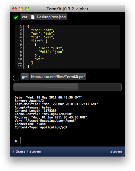 Un petit cat et un wget…